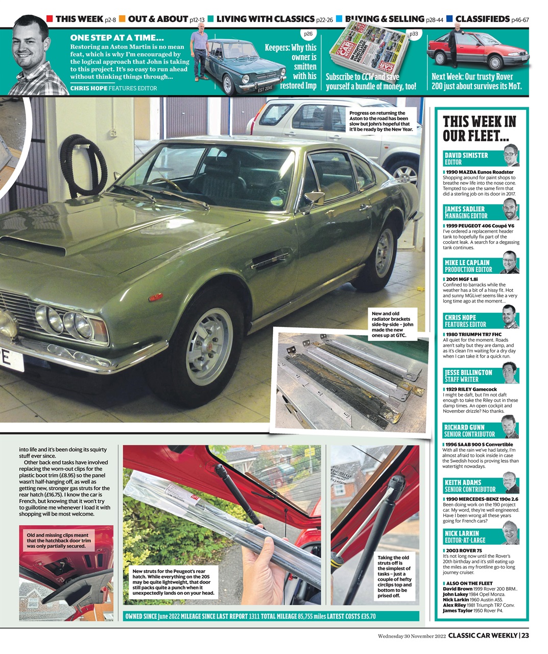 Classic Car Weekly Preview Pages