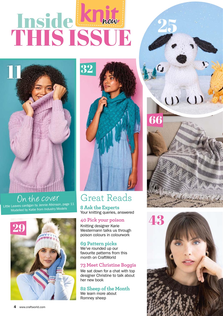 Knit Now Preview Pages