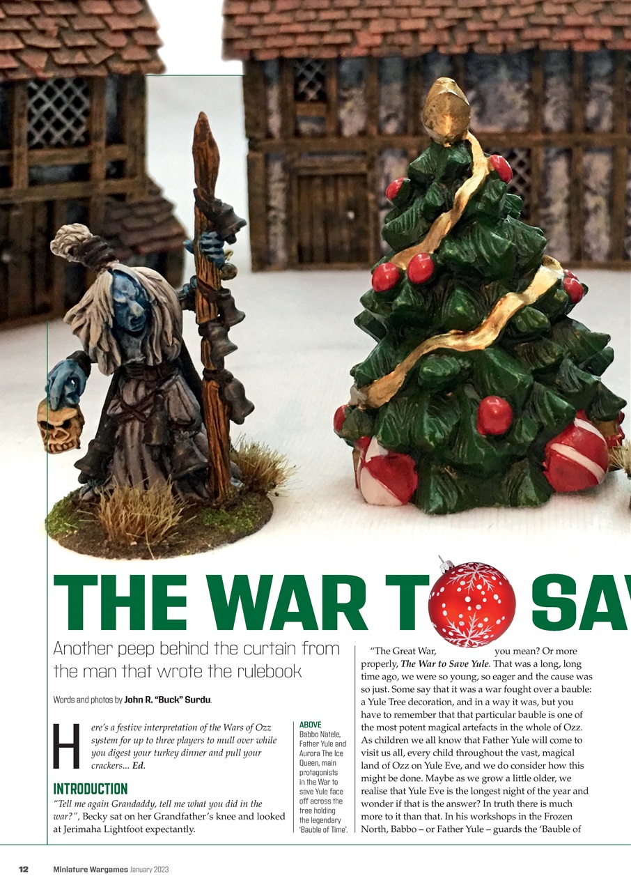 Miniature Wargames Preview Pages