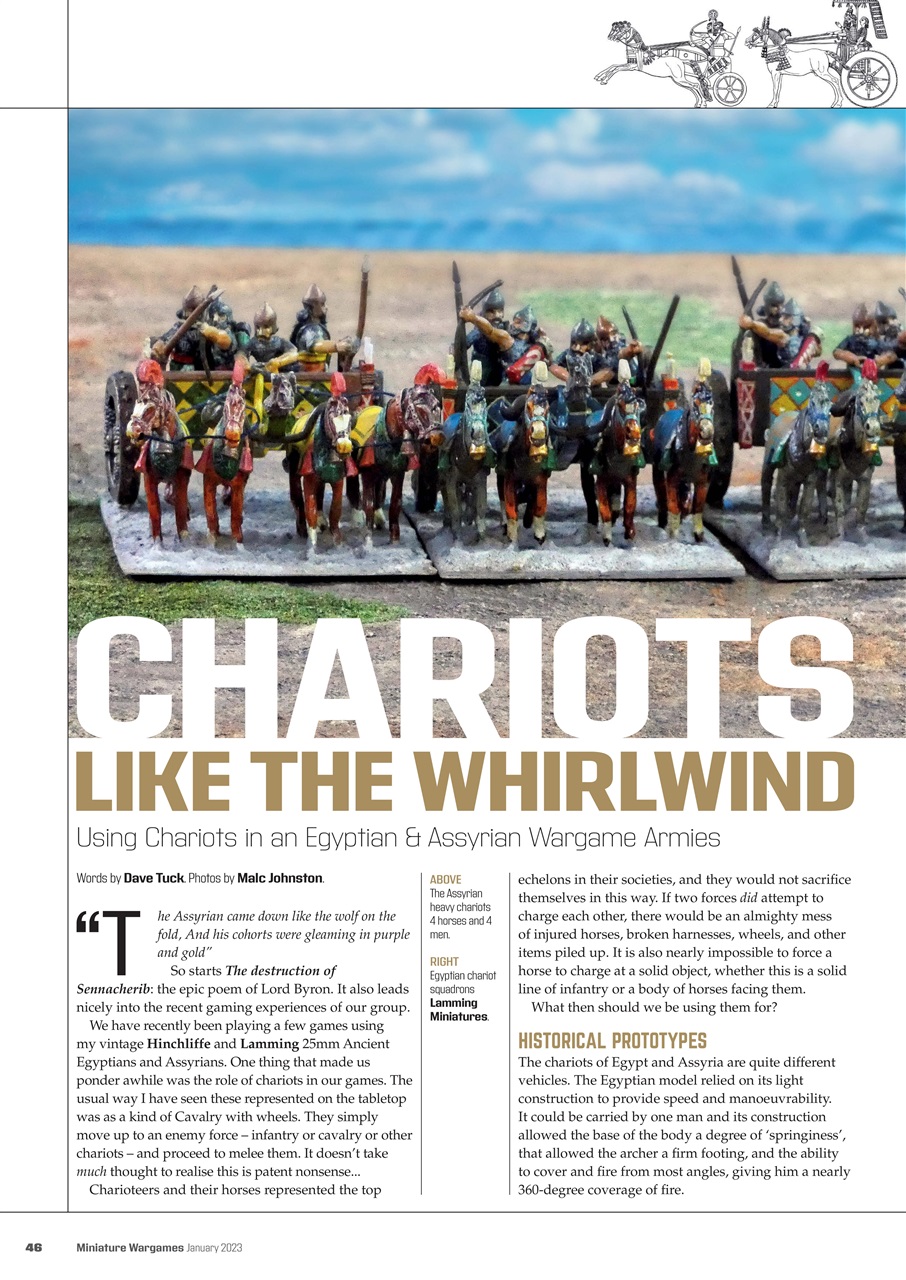 Miniature Wargames Preview Pages