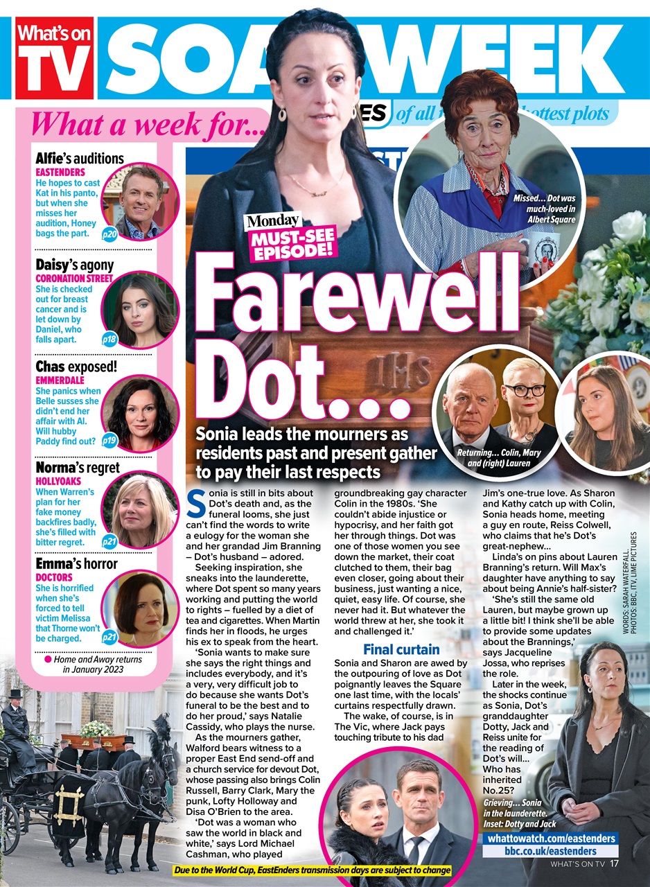 What's on TV Preview Pages