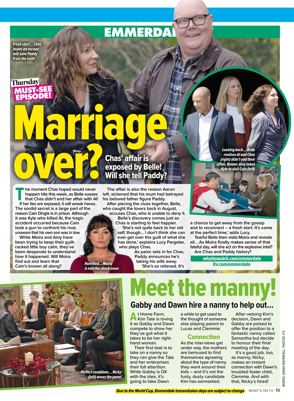 What's on TV Preview Pages