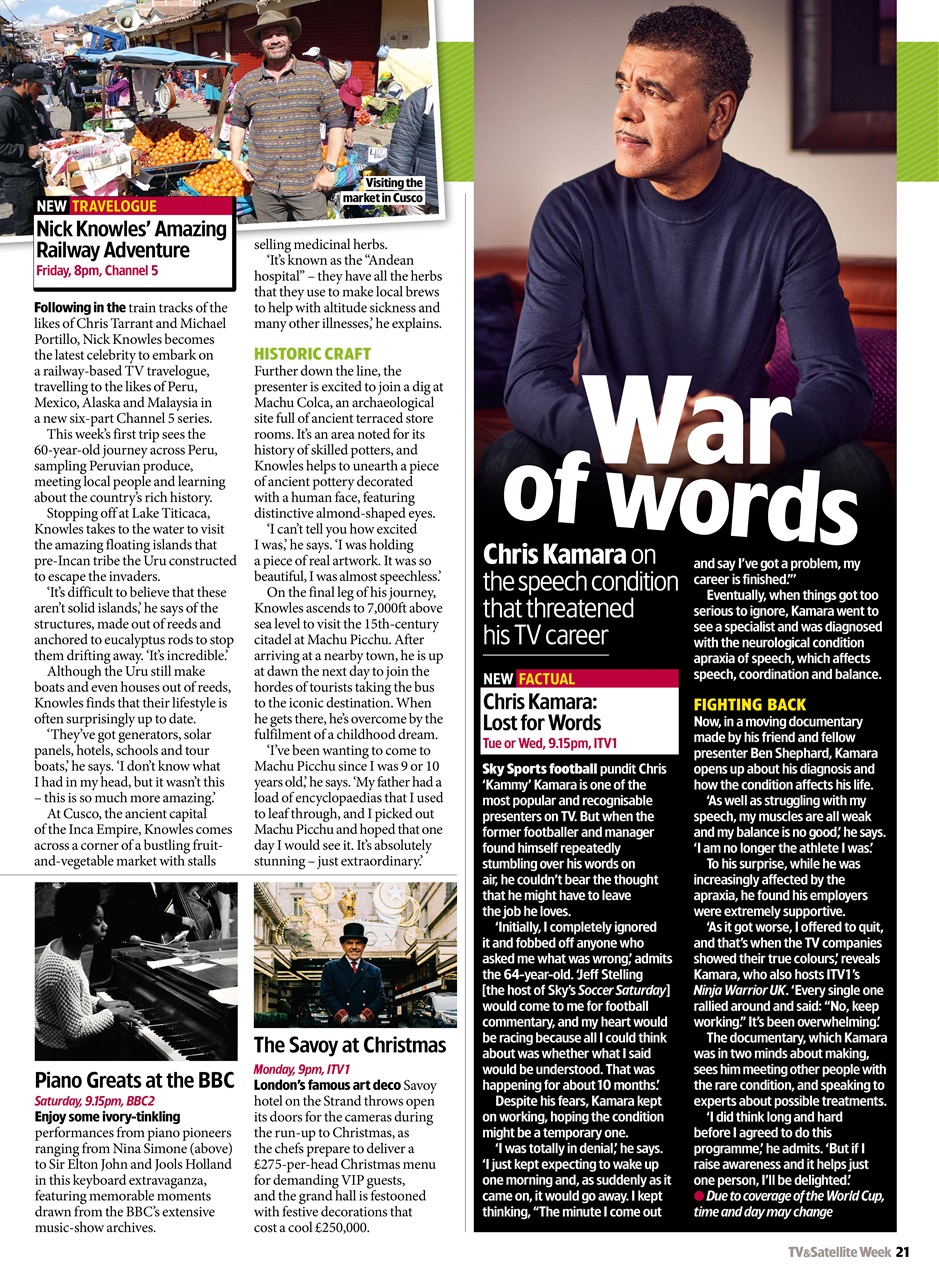 TV & Satellite Week Preview Pages