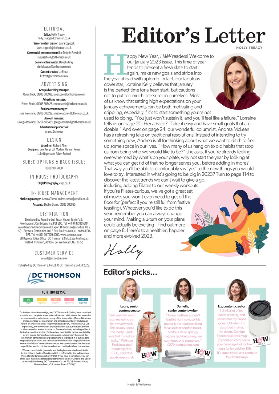 Health & Wellbeing Preview Pages