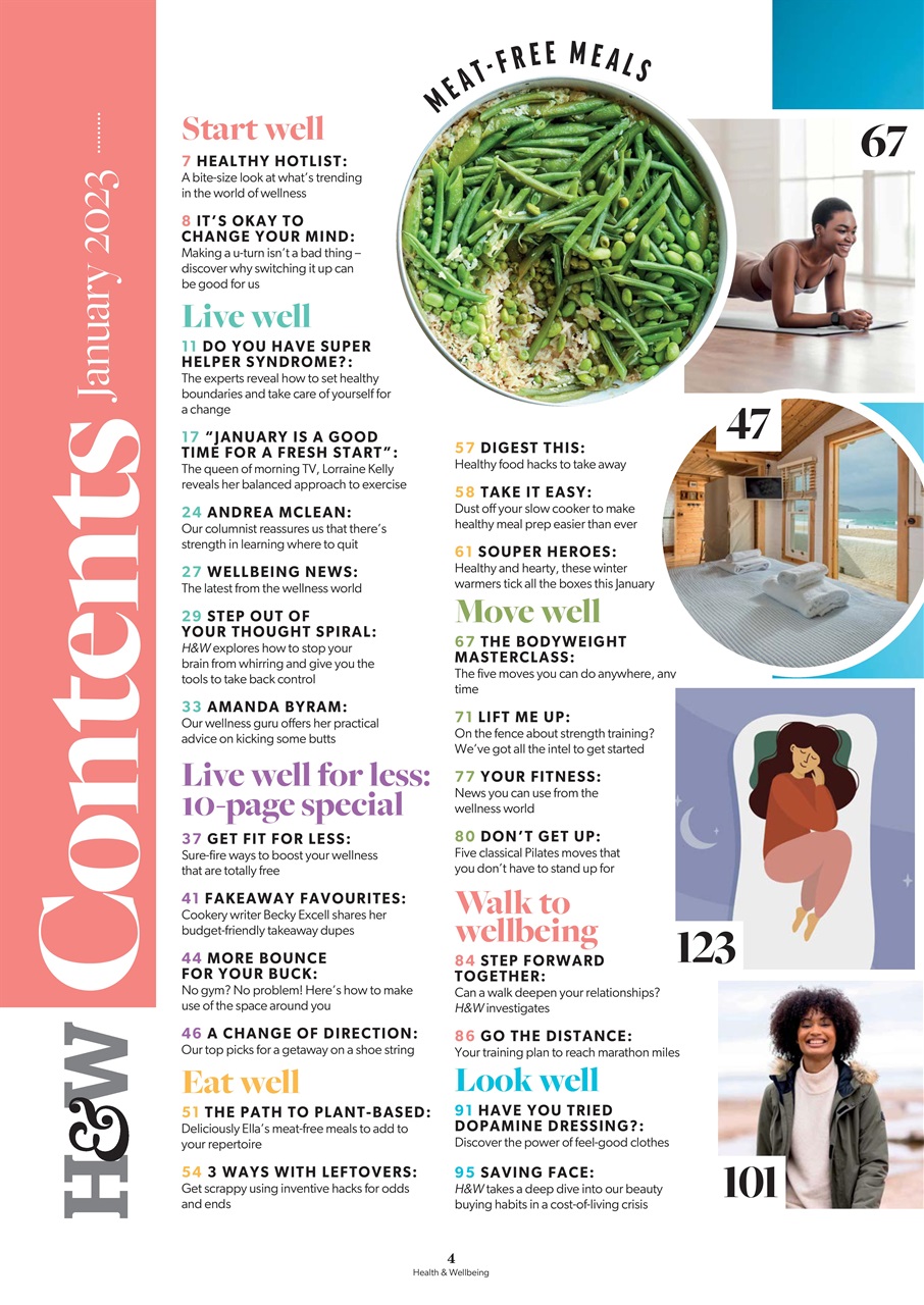 Health & Wellbeing Preview Pages