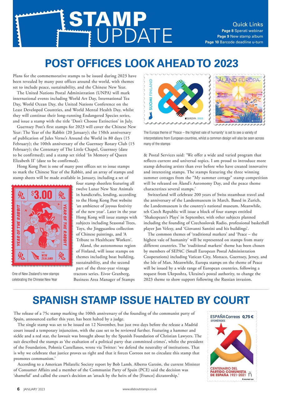 Stamp Collector Preview Pages