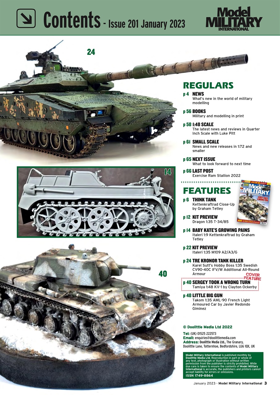 Military Modelling International Magazine Preview Pages