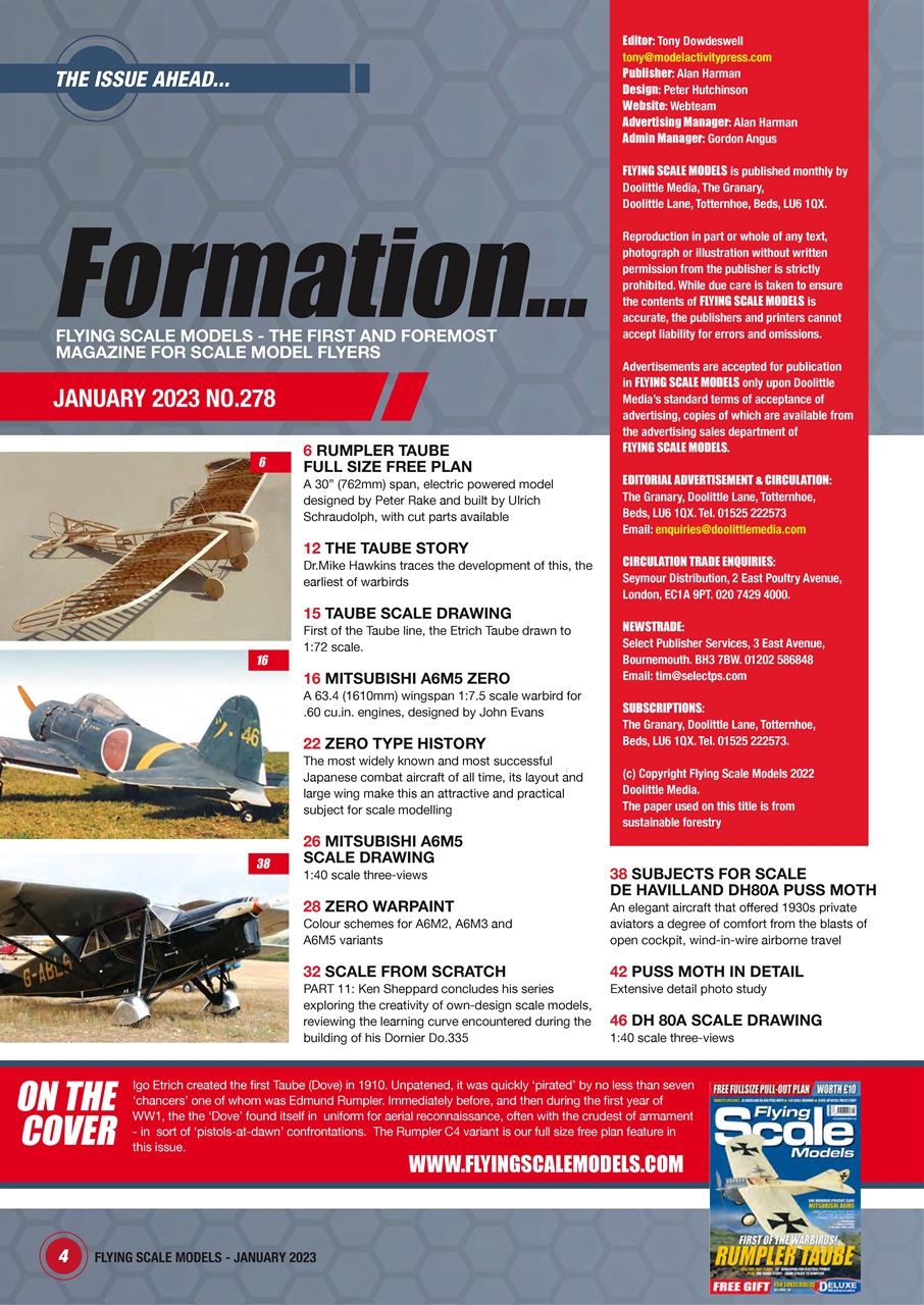 Radio Control Model Flyer Preview Pages