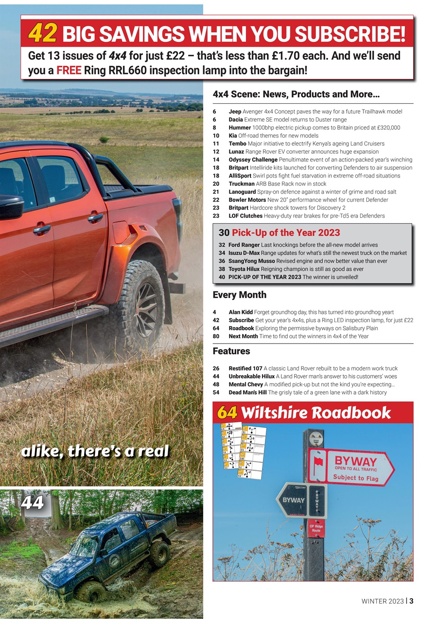 Overlander 4X4 Preview Pages