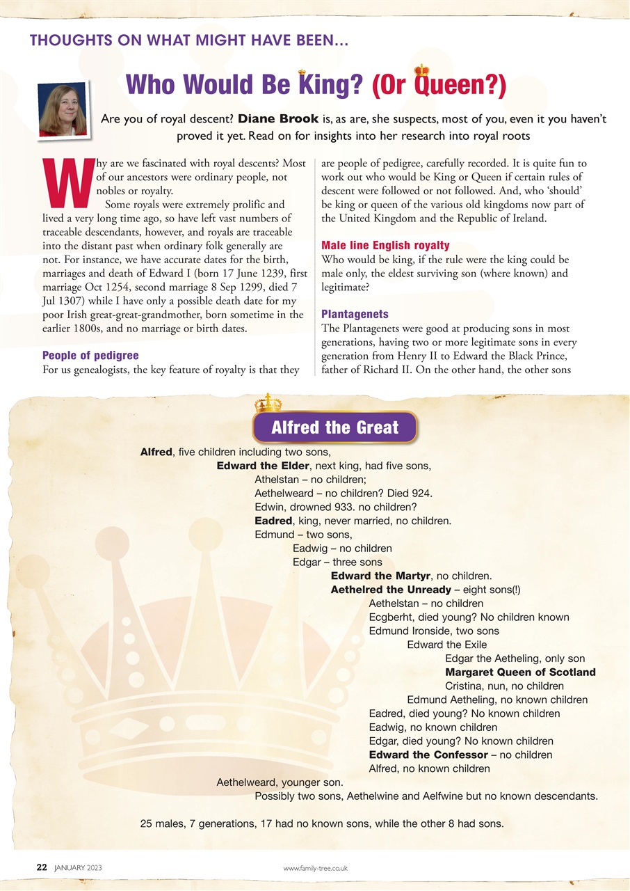 Family Tree Preview Pages