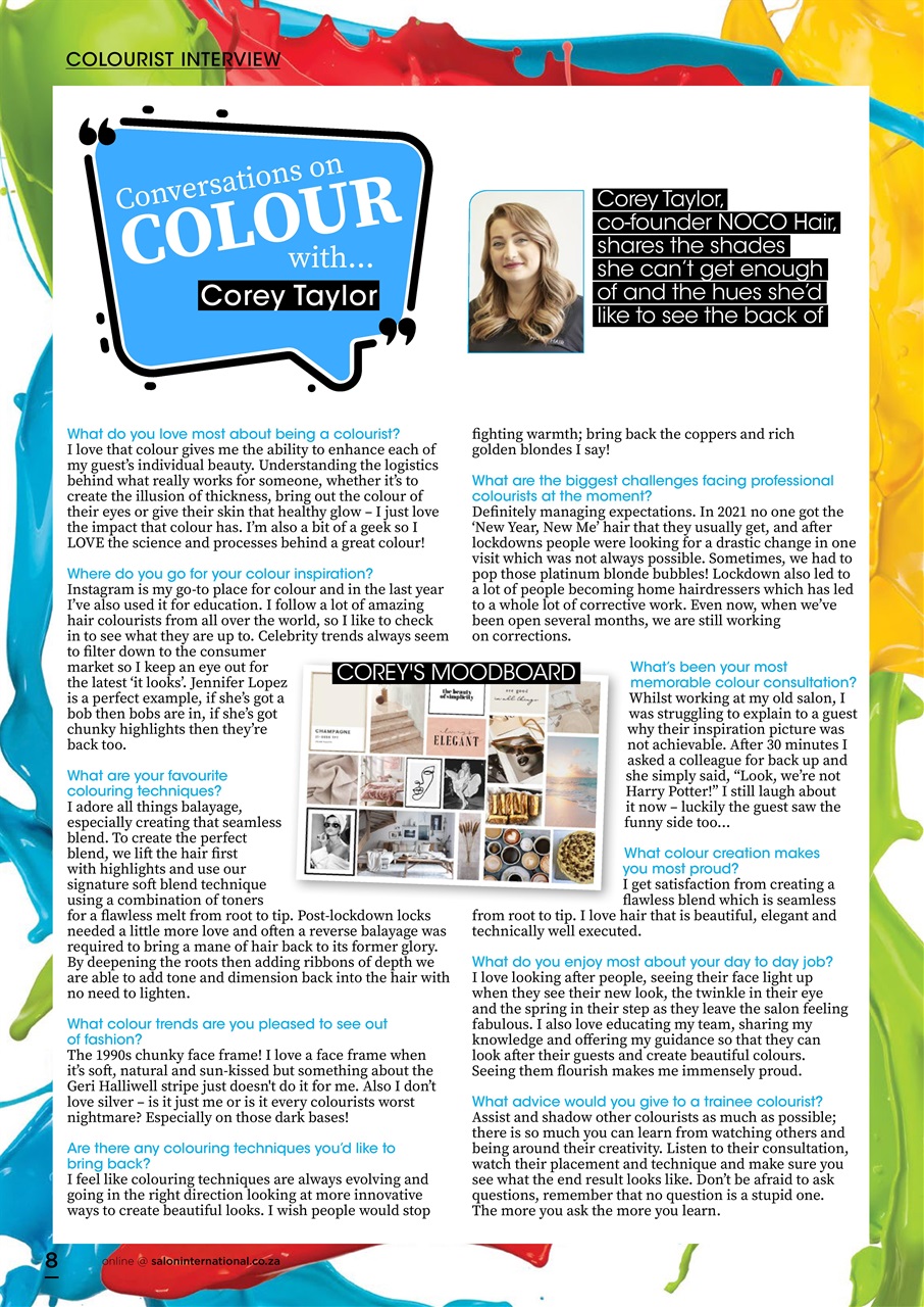 Salon International Preview Pages