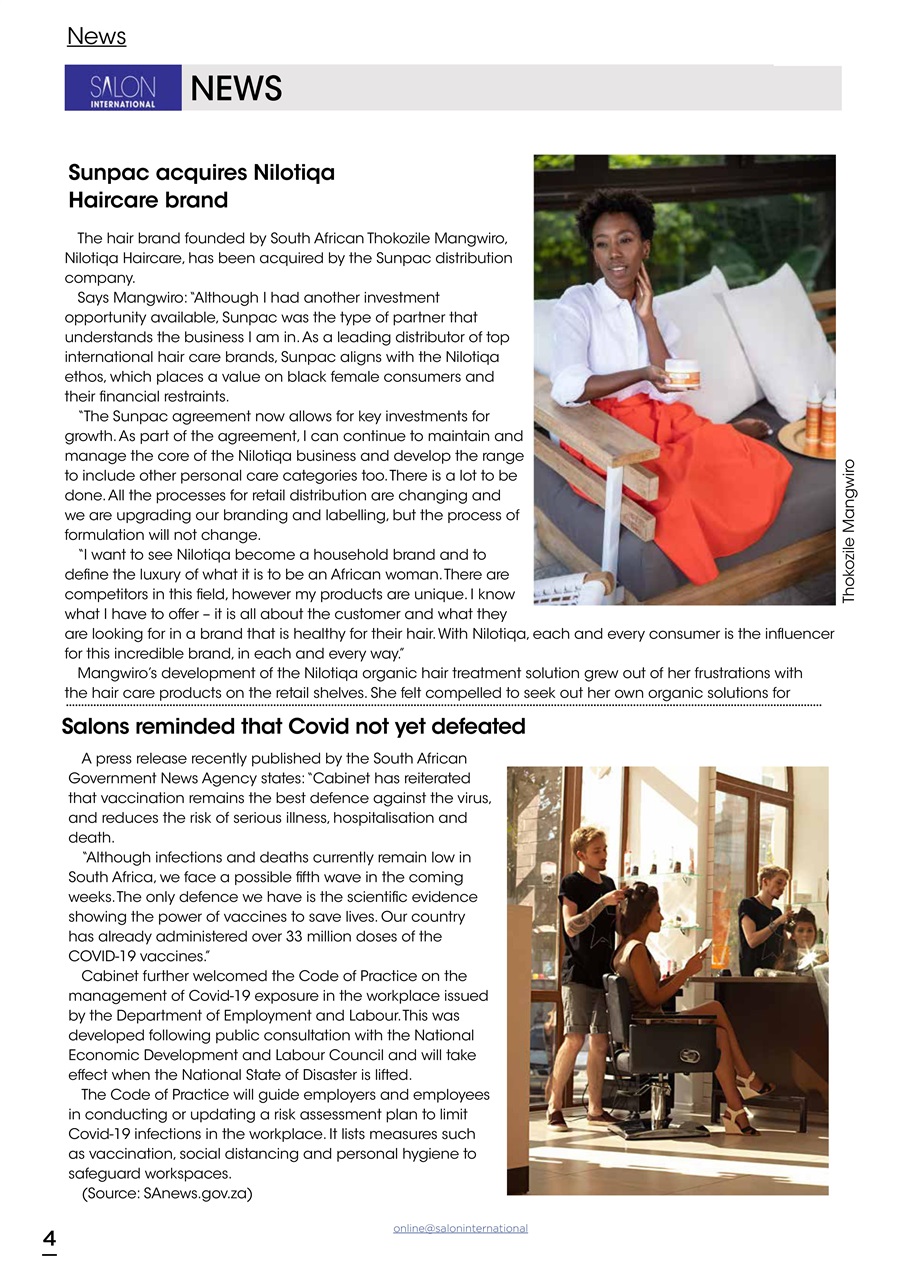 Salon International Preview Pages