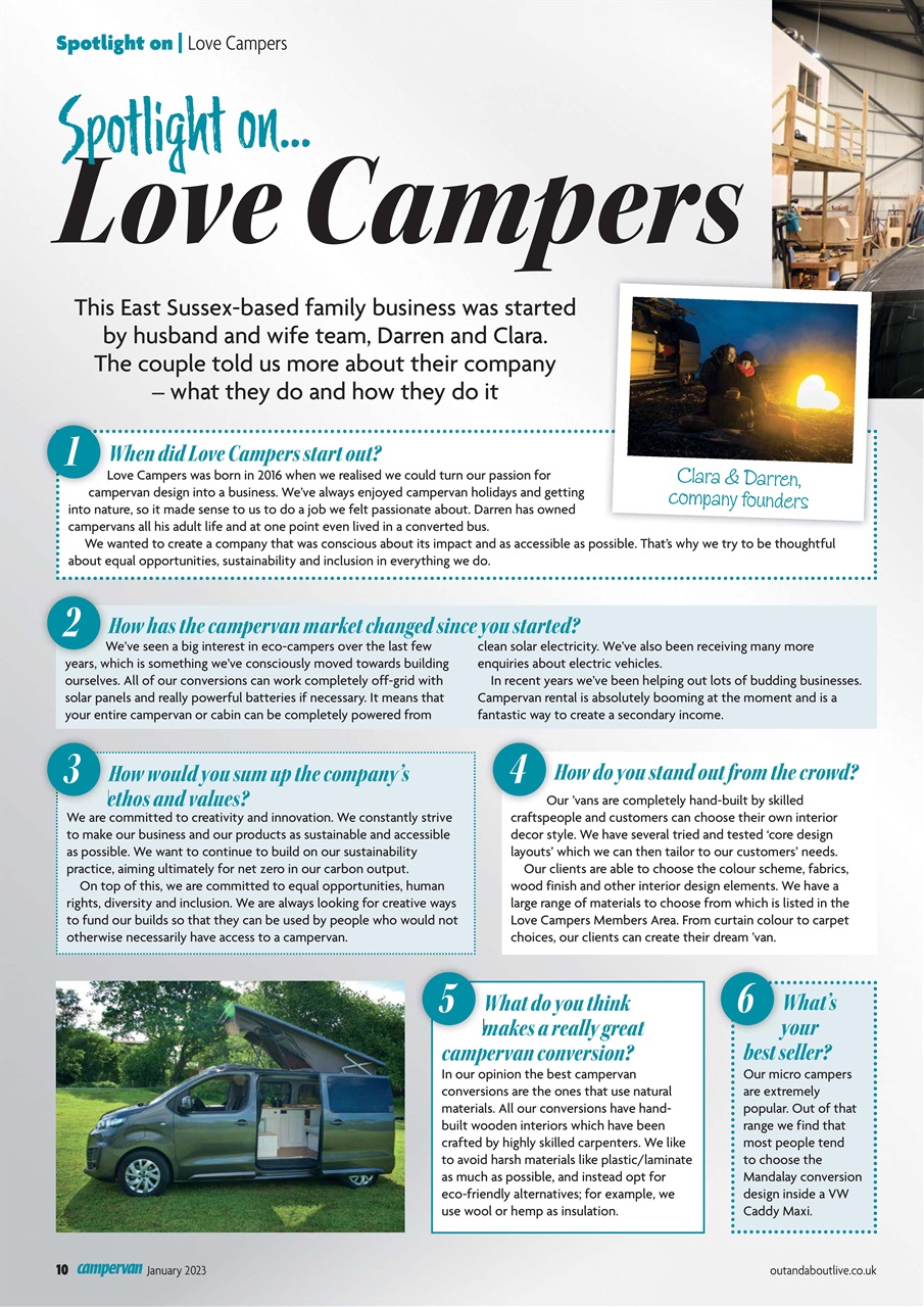 Campervan Preview Pages