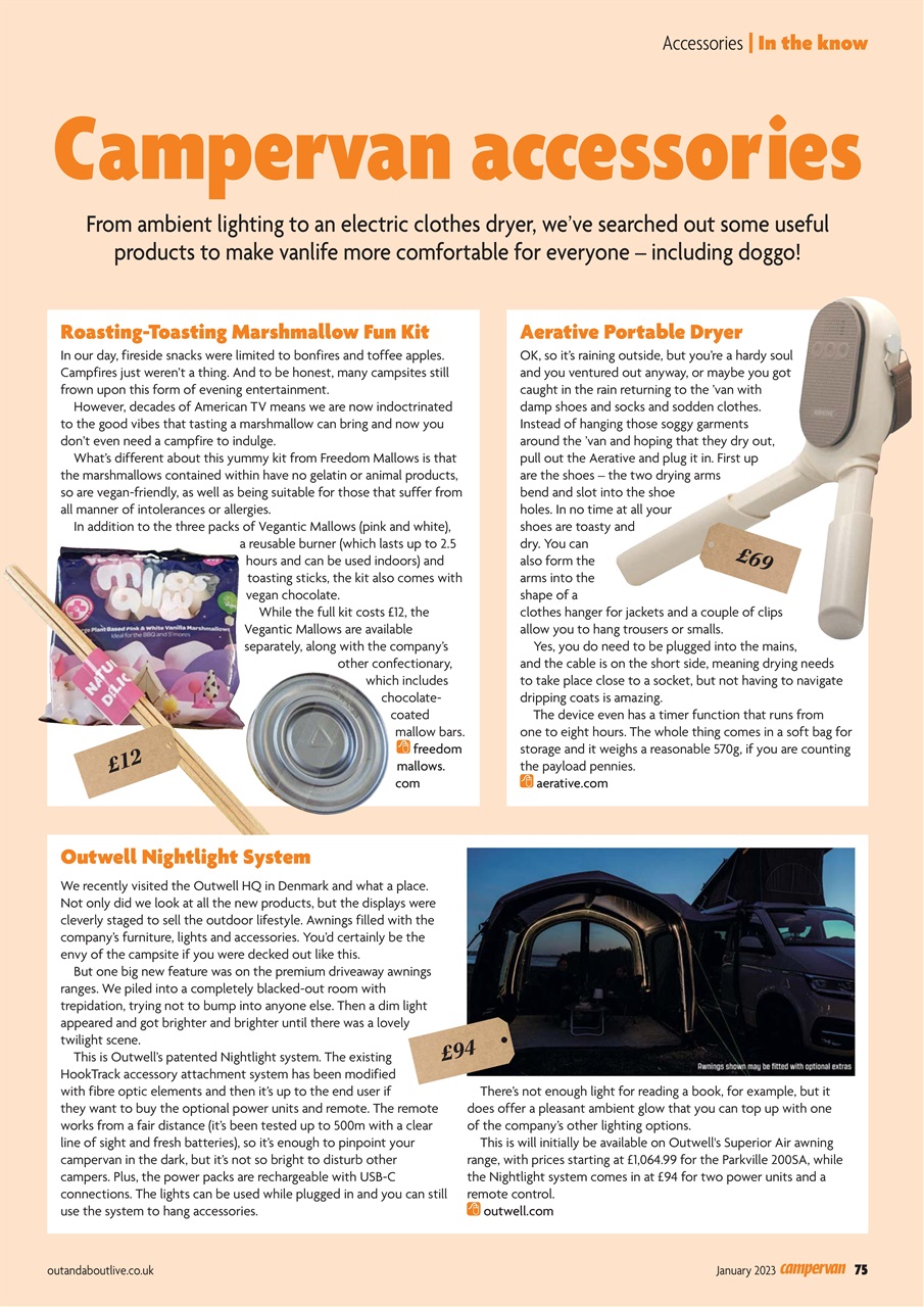 Campervan Preview Pages