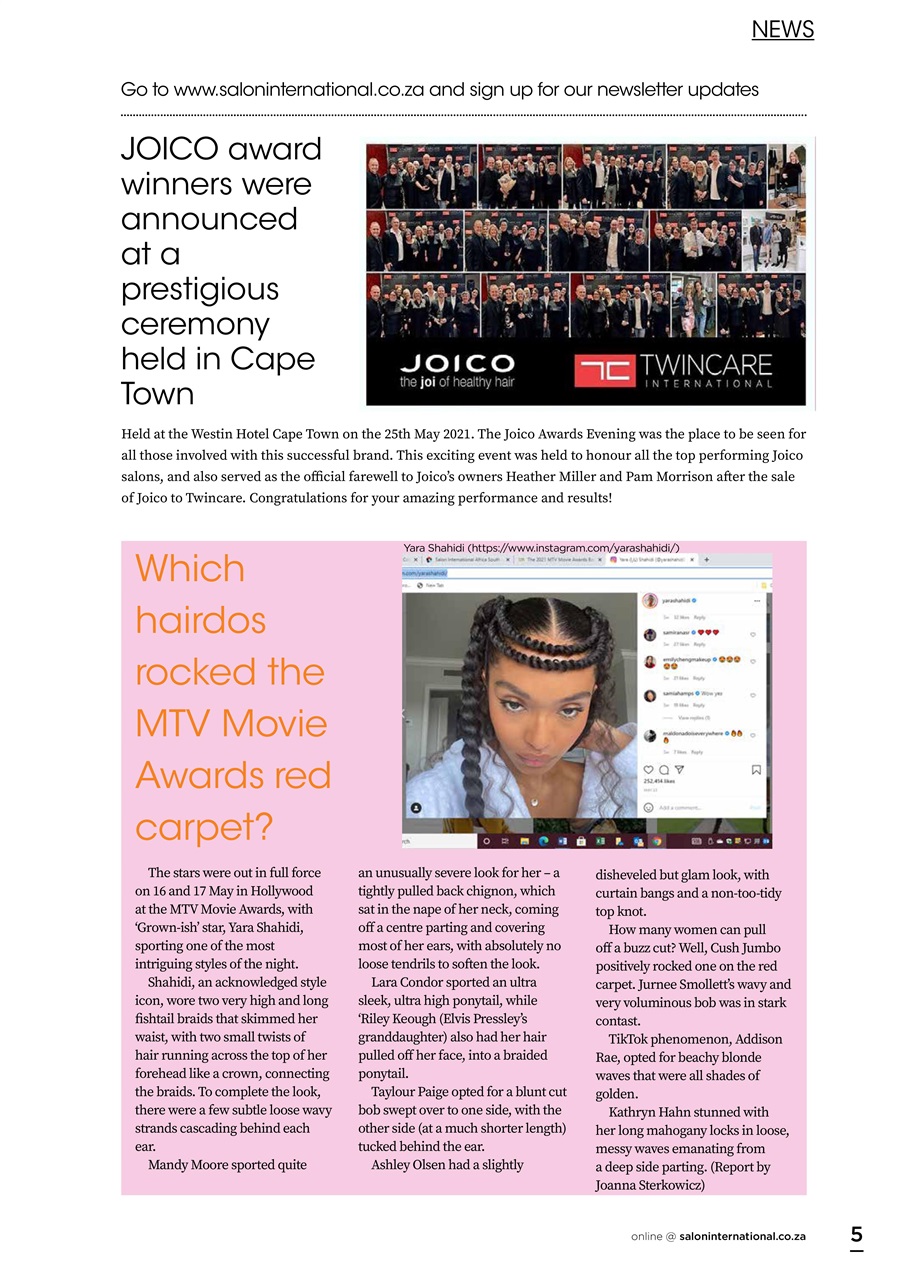 Salon International Preview Pages