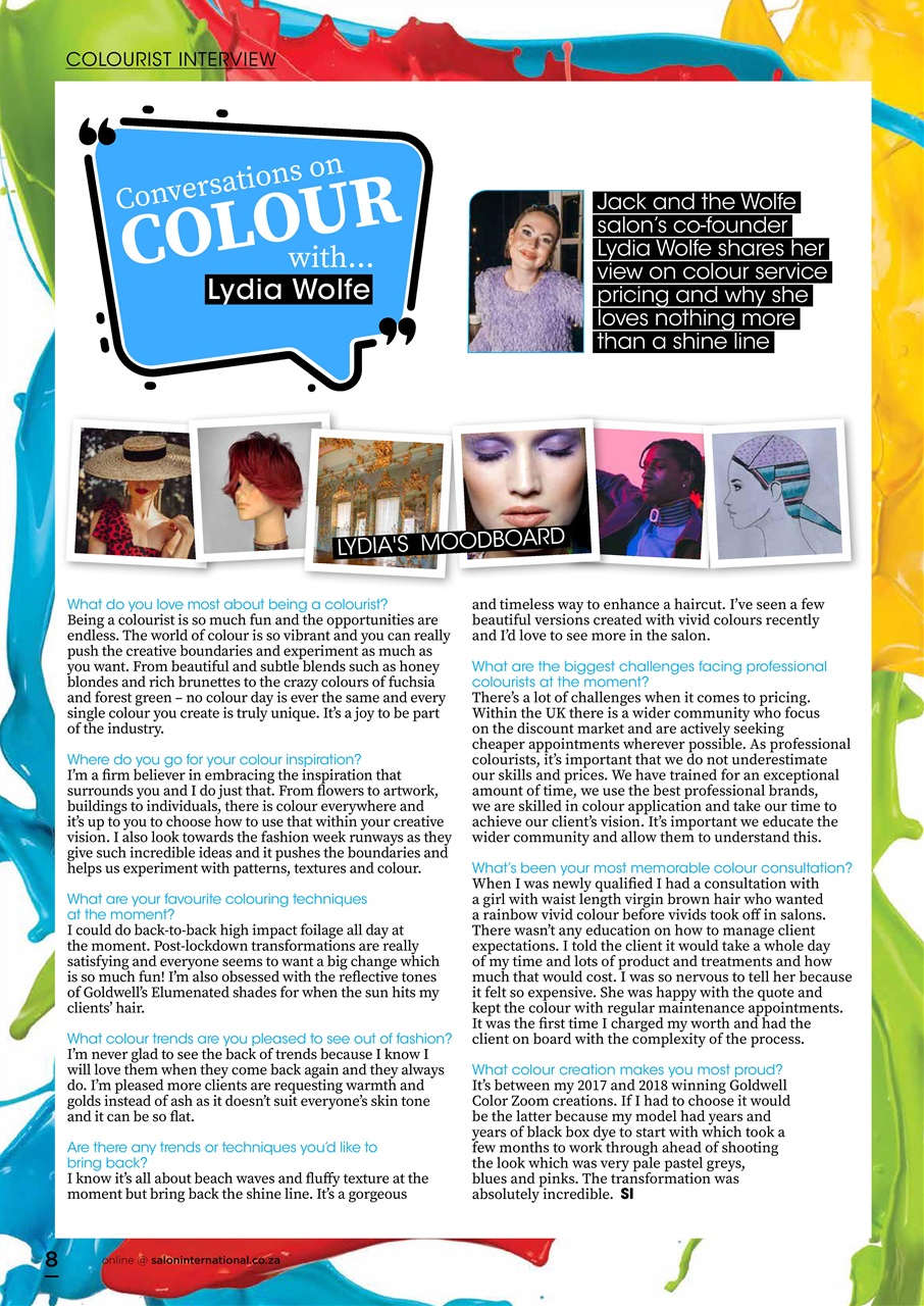 Salon International Preview Pages