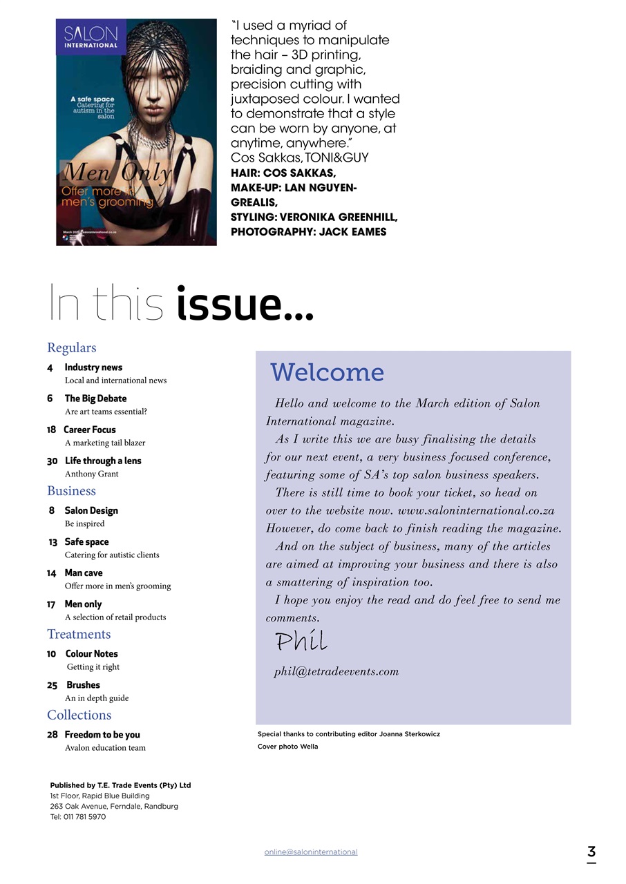 Salon International Preview Pages