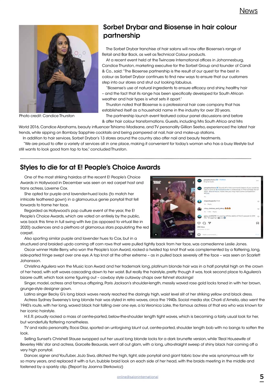 Salon International Preview Pages