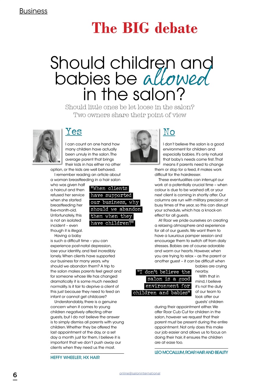 Salon International Preview Pages