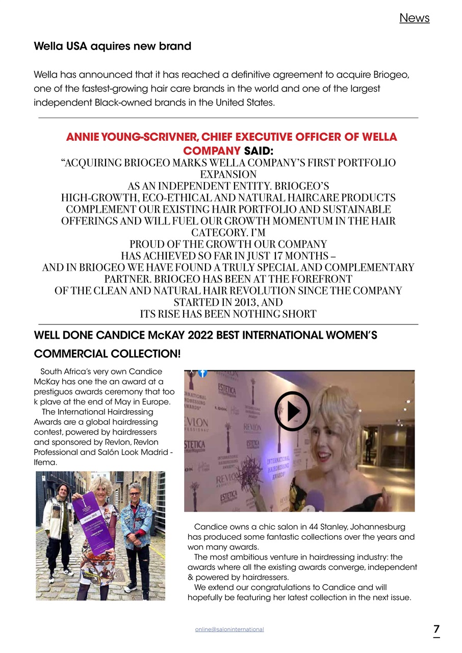 Salon International Preview Pages