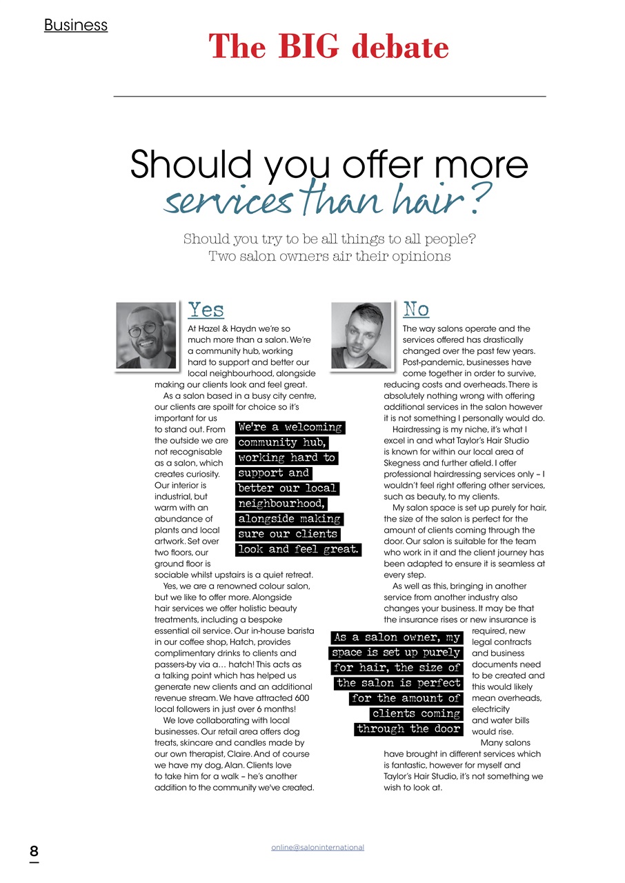 Salon International Preview Pages