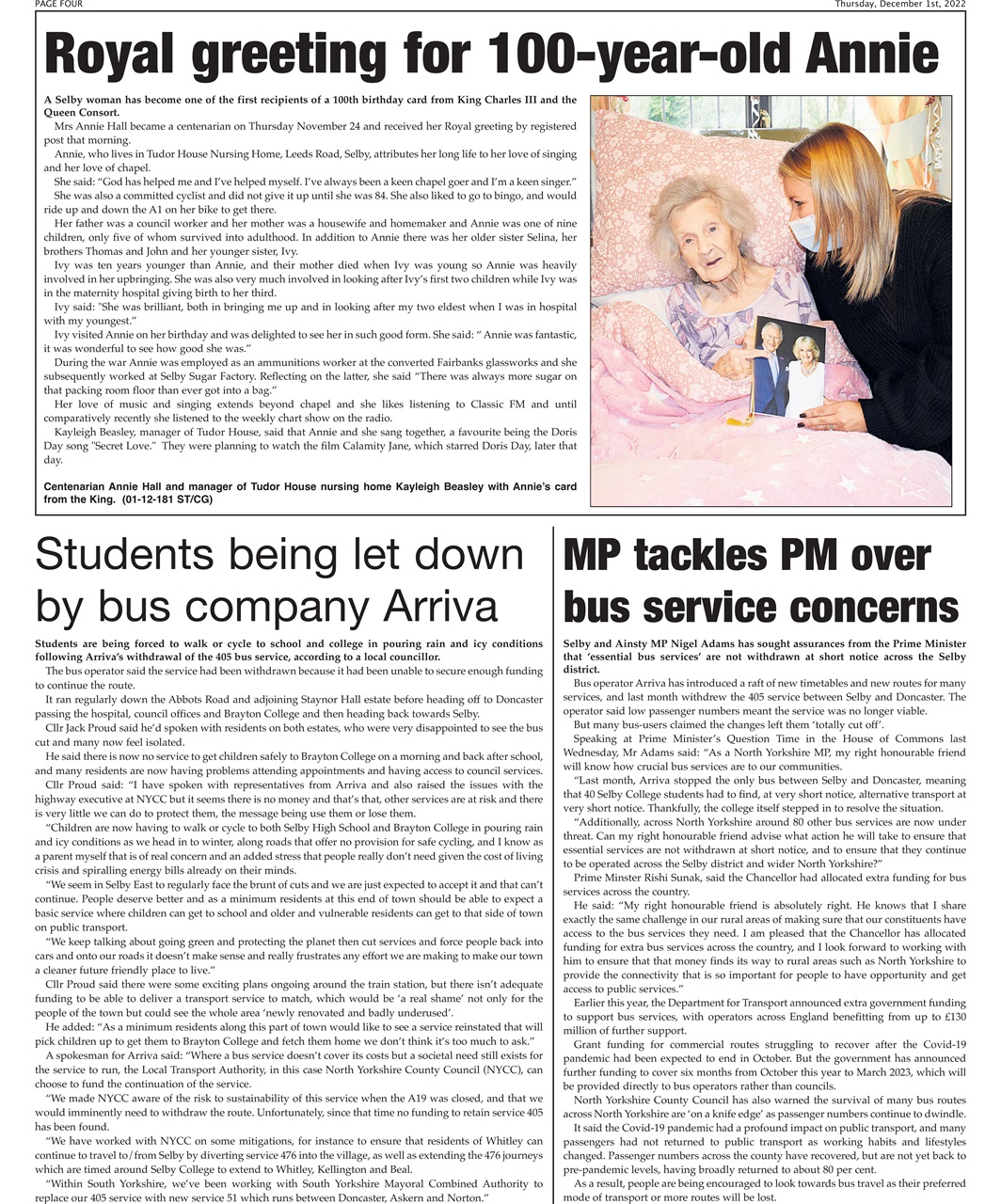 Selby Times Preview Pages