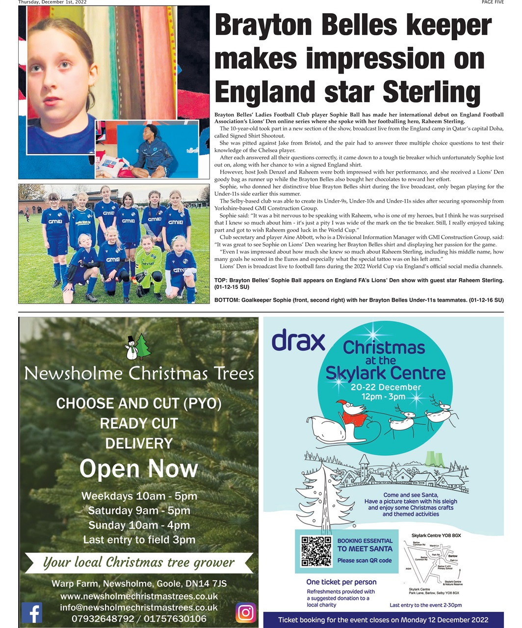 Selby Times Preview Pages