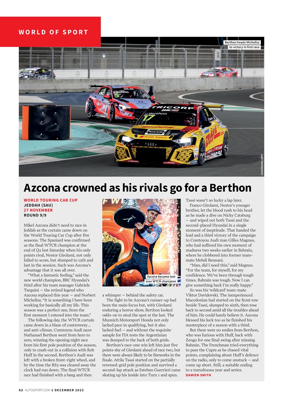 Autosport Preview Pages