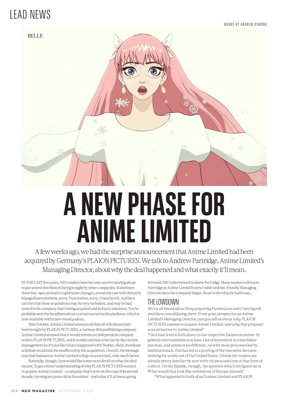 NEO Magazine Preview Pages
