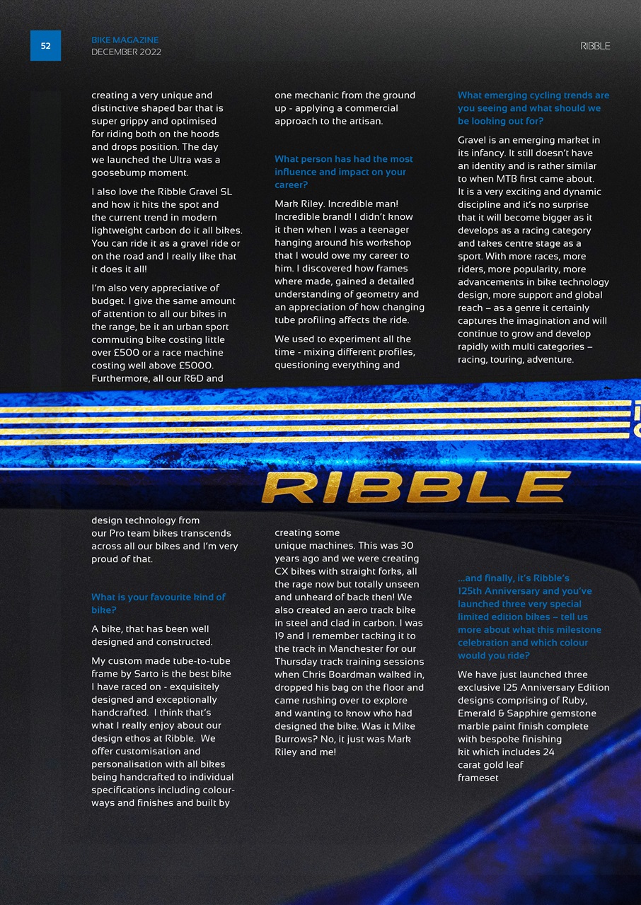 BIKE Magazine Preview Pages