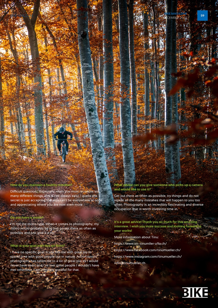 BIKE Magazine Preview Pages