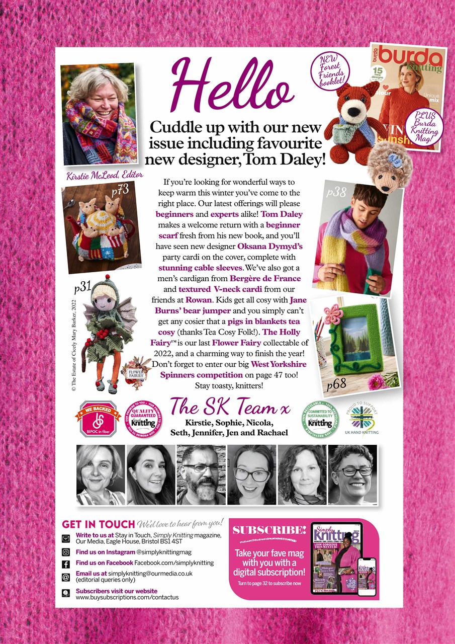 Simply Knitting Preview Pages