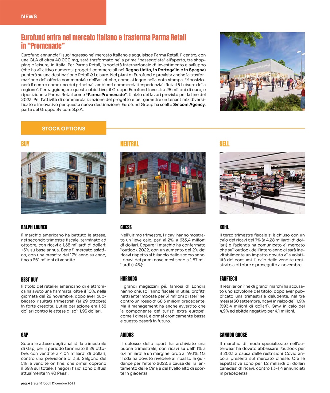 Retail&food Preview Pages