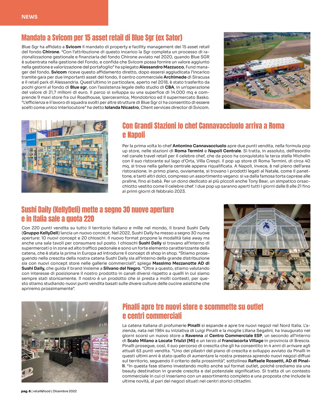 Retail&food Preview Pages