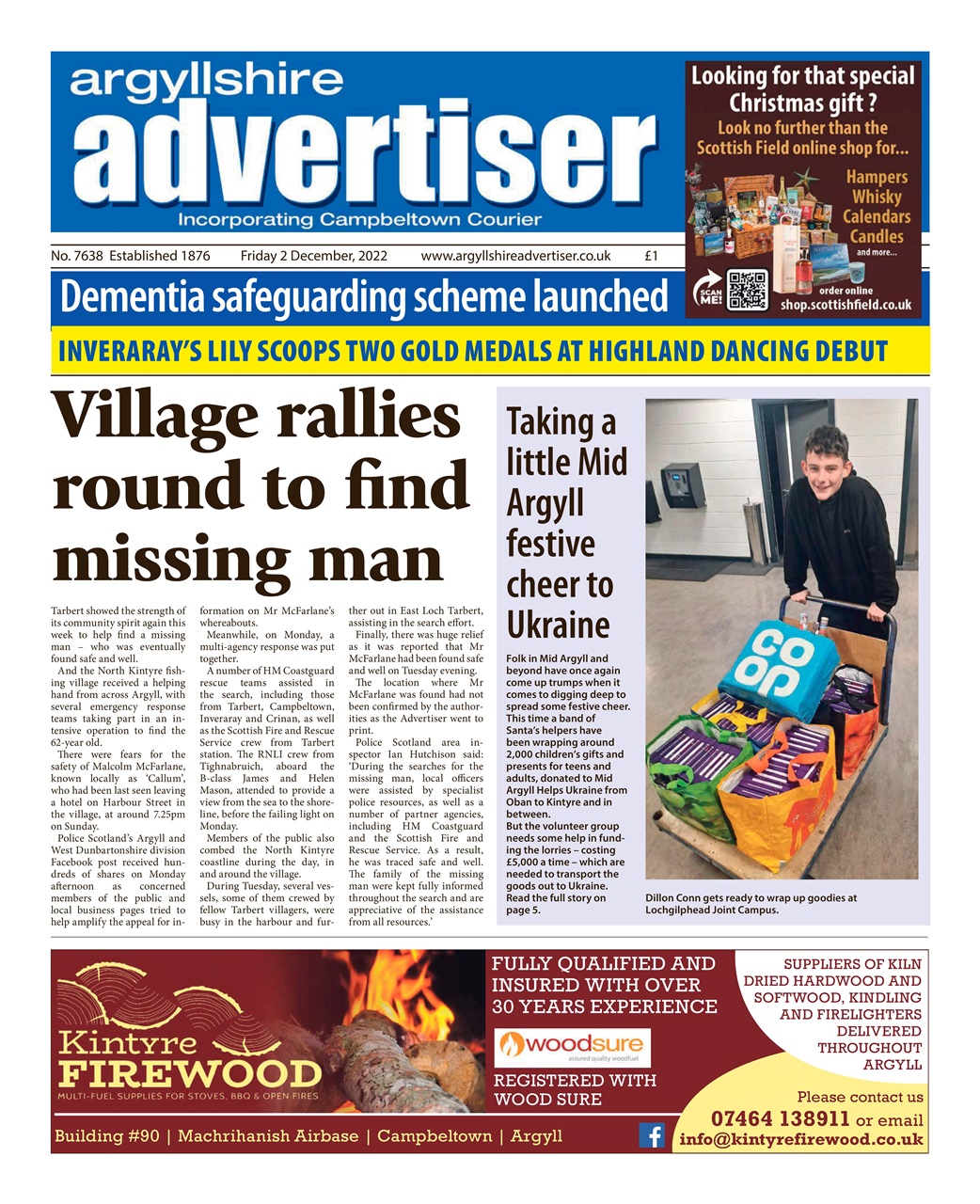 Argyllshire Advertiser Preview Pages