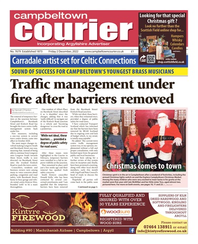 Campbeltown Courier issue 02/12/2022