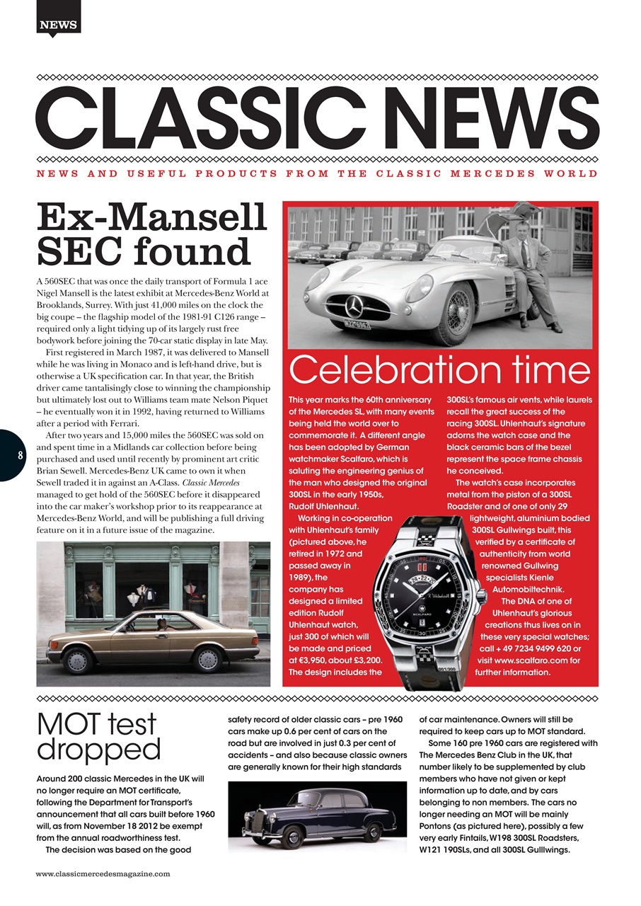 Classic Mercedes Preview Pages