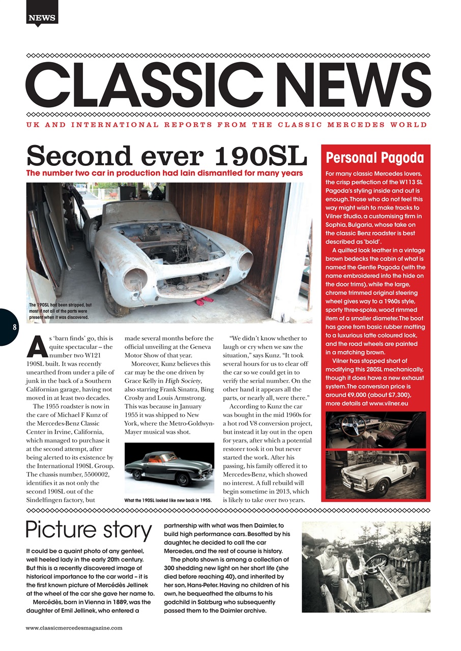 Classic Mercedes Preview Pages