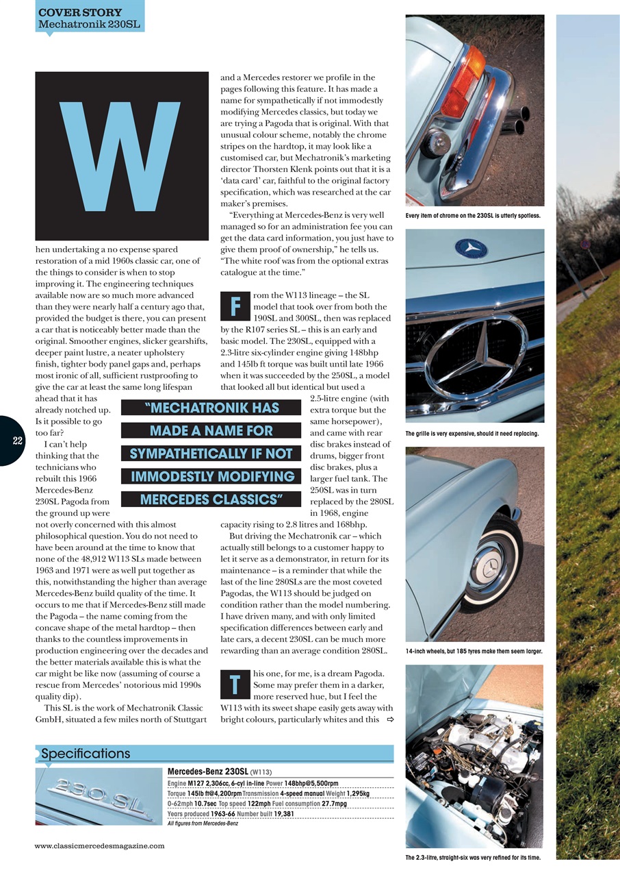 Classic Mercedes Preview Pages