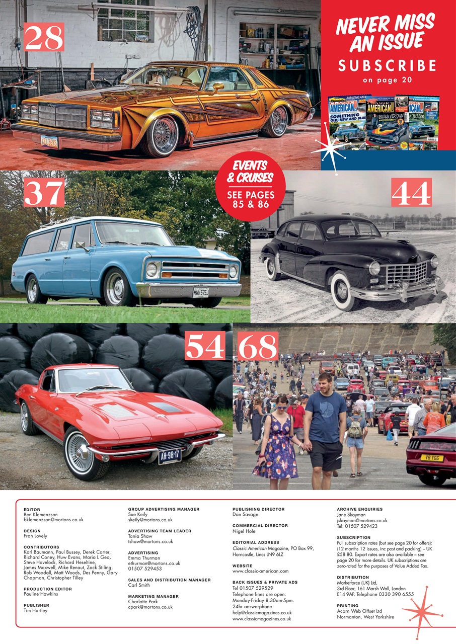 Classic American Magazine Preview Pages
