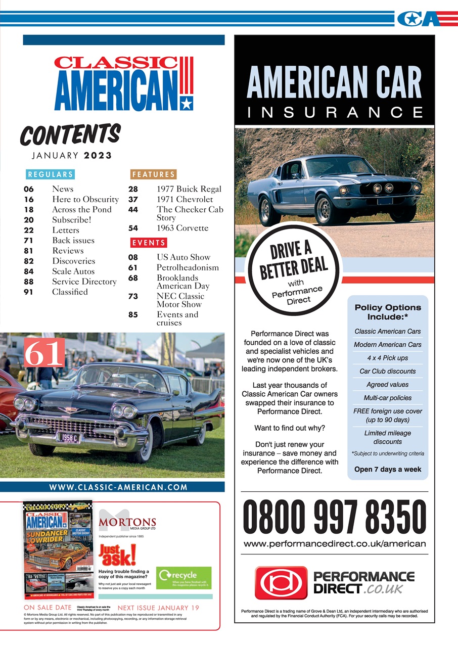 Classic American Magazine Preview Pages