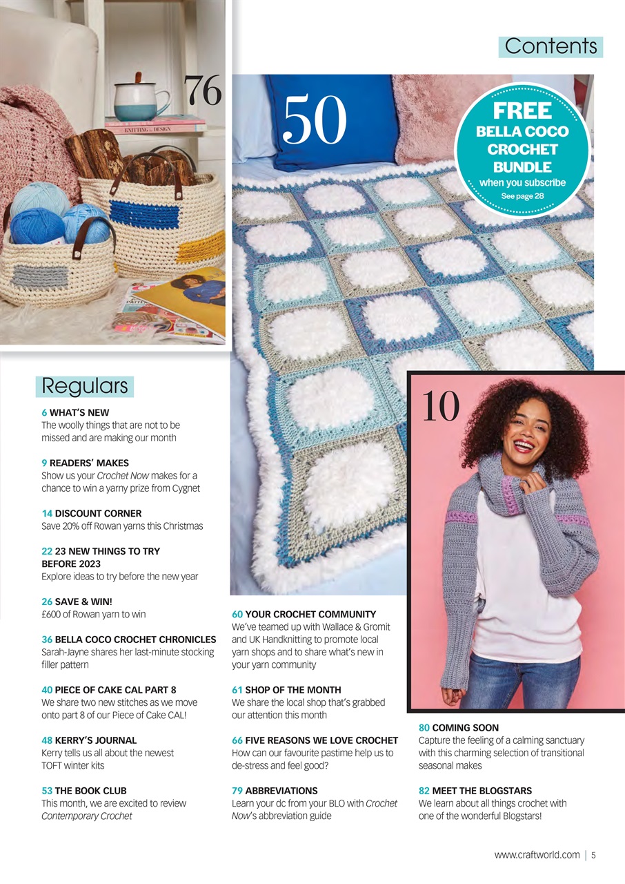 Crochet Now Magazine Preview Pages