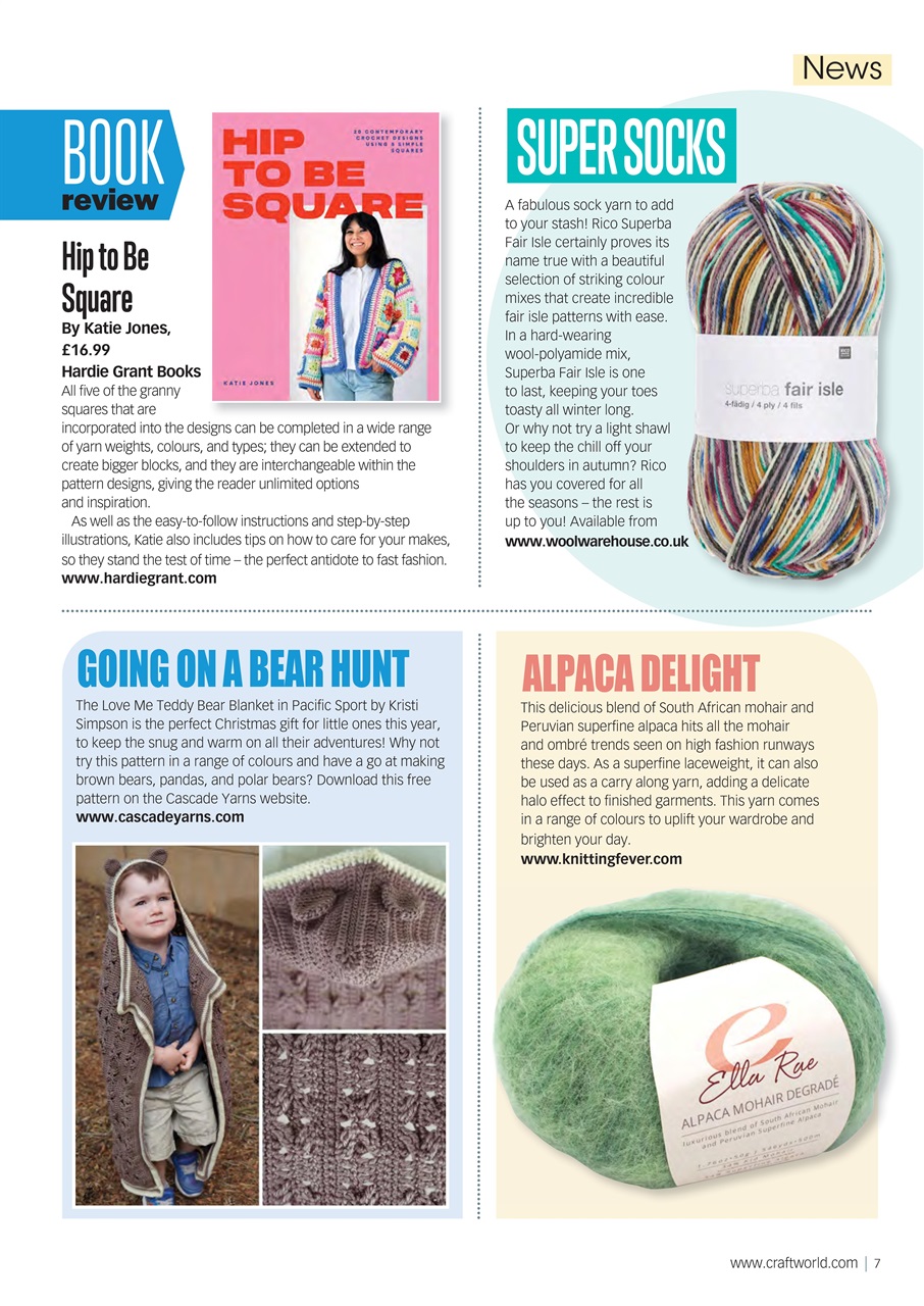 Crochet Now Magazine Preview Pages