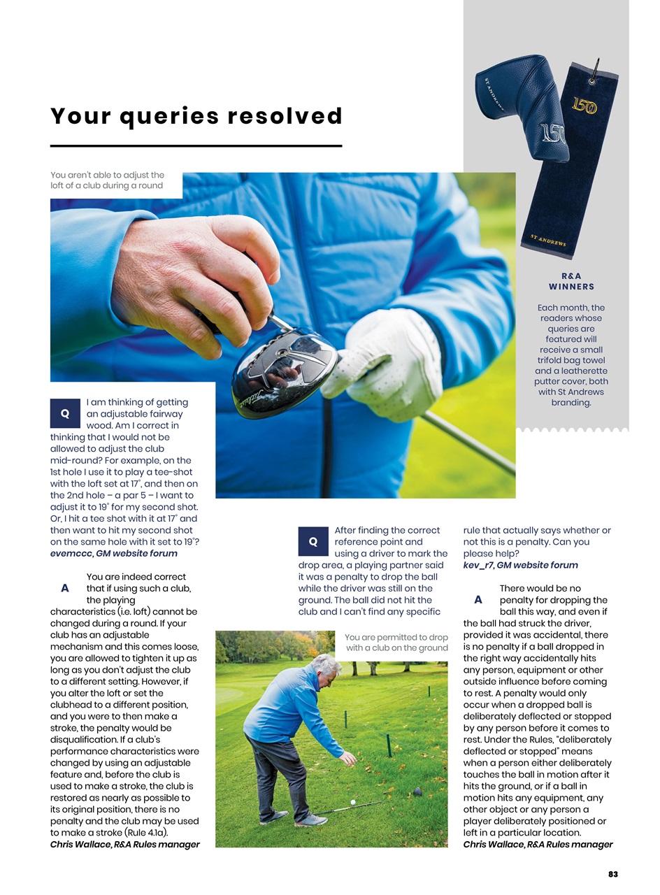 Golf Monthly Preview Pages