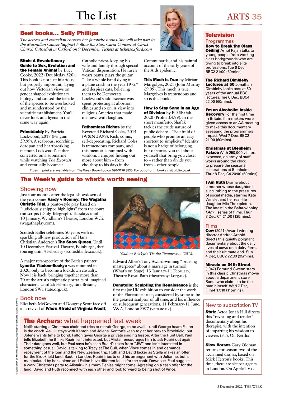 The Week Preview Pages