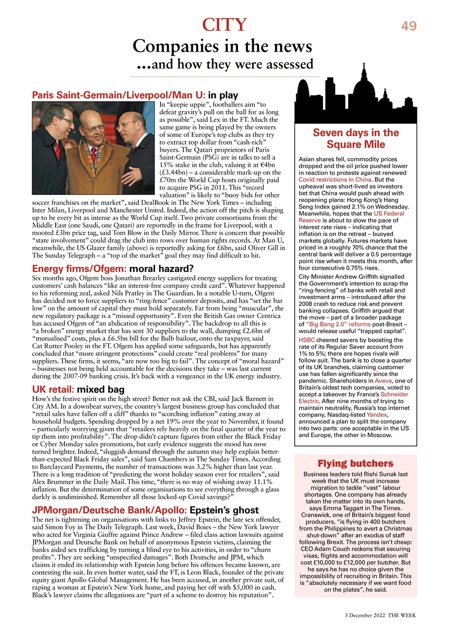 The Week Preview Pages