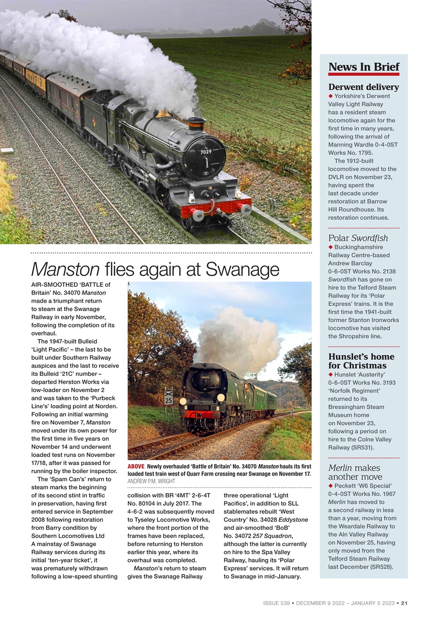 Steam Railway Preview Pages