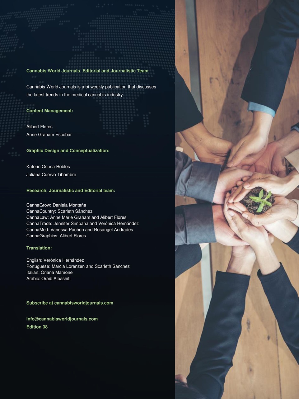 Cannabis World Journals Preview Pages