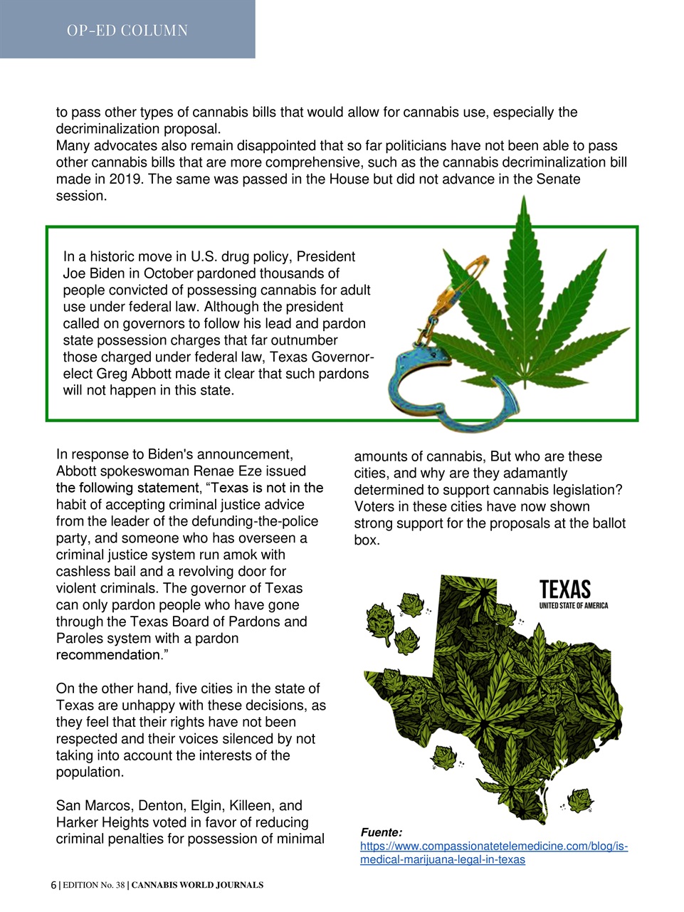 Cannabis World Journals Preview Pages