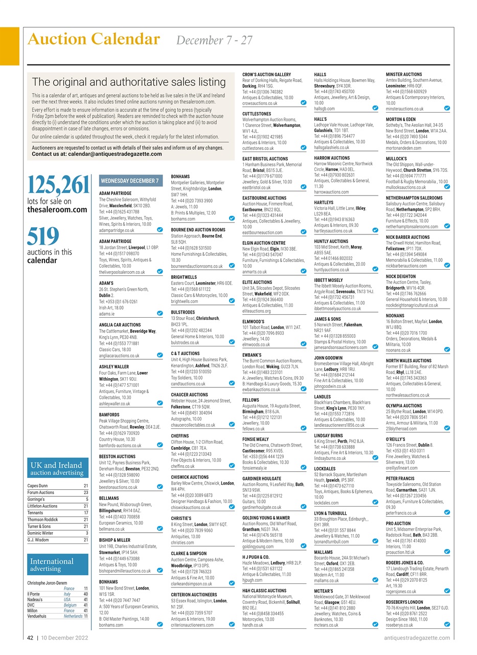 Antiques Trade Gazette Preview Pages